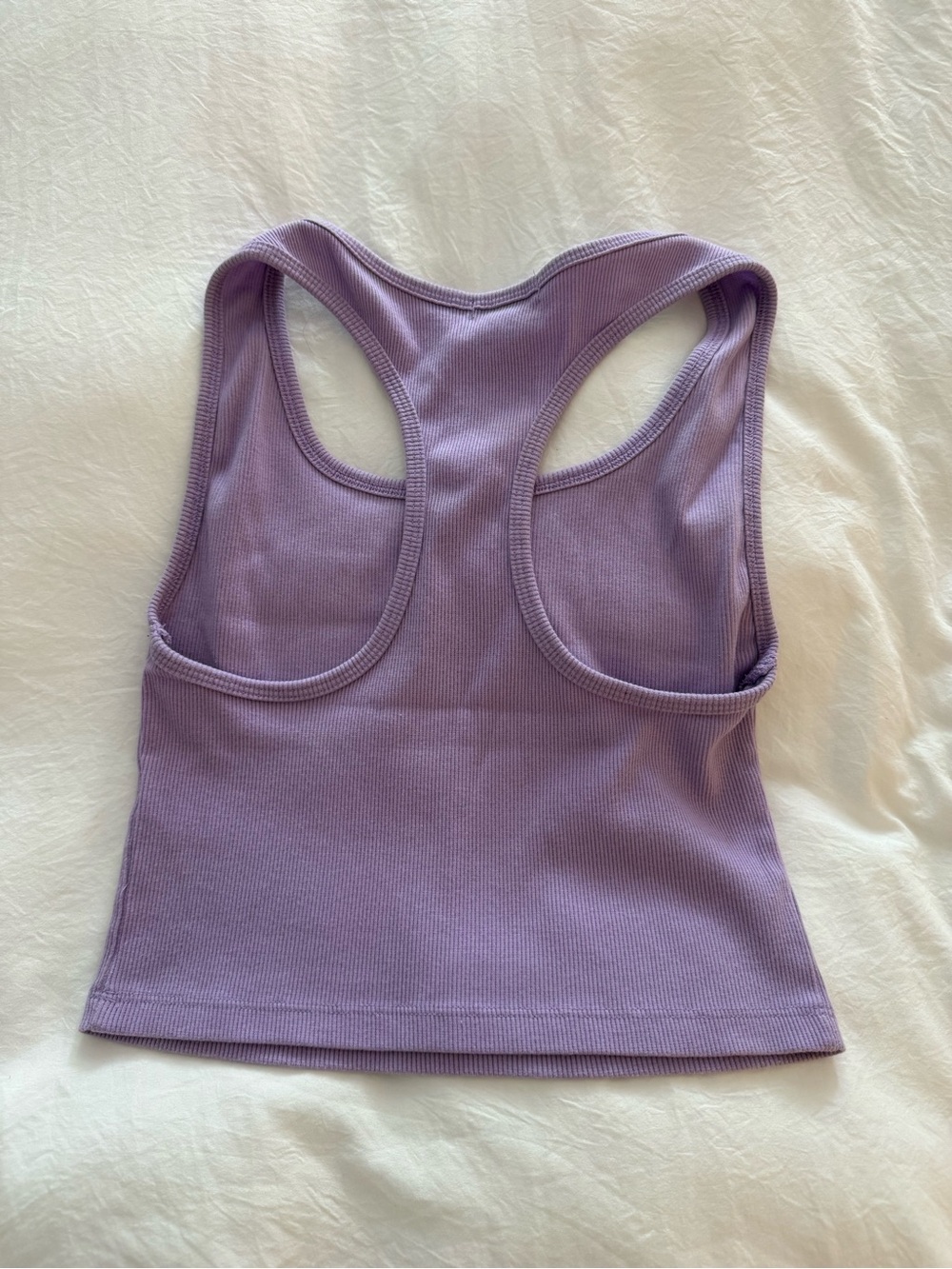 Forever 21 Lilac Ribbed Racerback Tank - Picture 2 of 2
